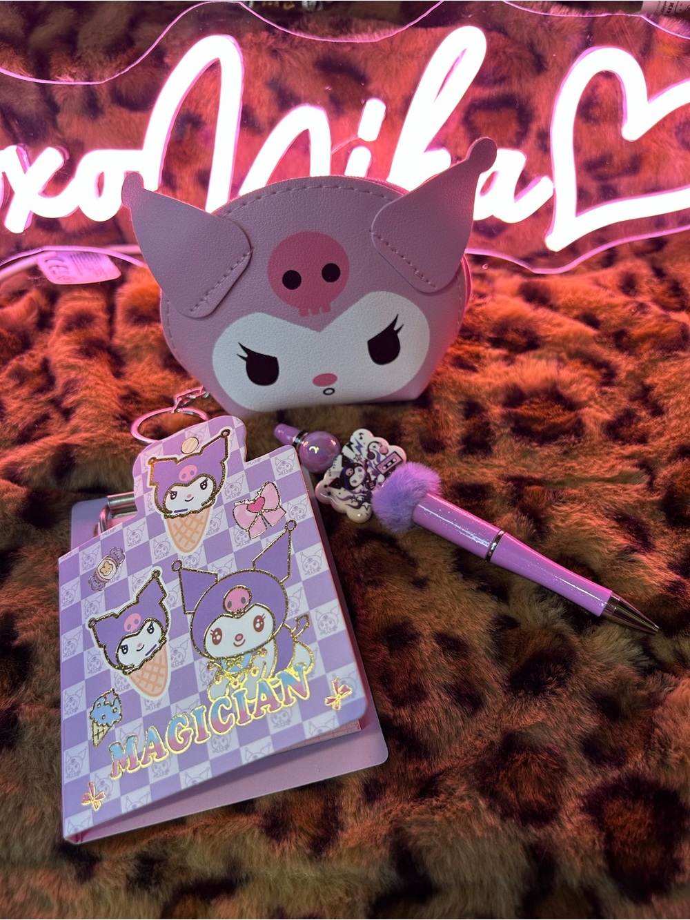Kuromi Stationery 3pc Set